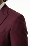 Caurelle | Men’s Two Piece Suit Set Double Breasted Peaked Lapel Tailored