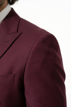 Caurelle | Men’s Two Piece Suit Set Double Breasted Peaked Lapel Tailored