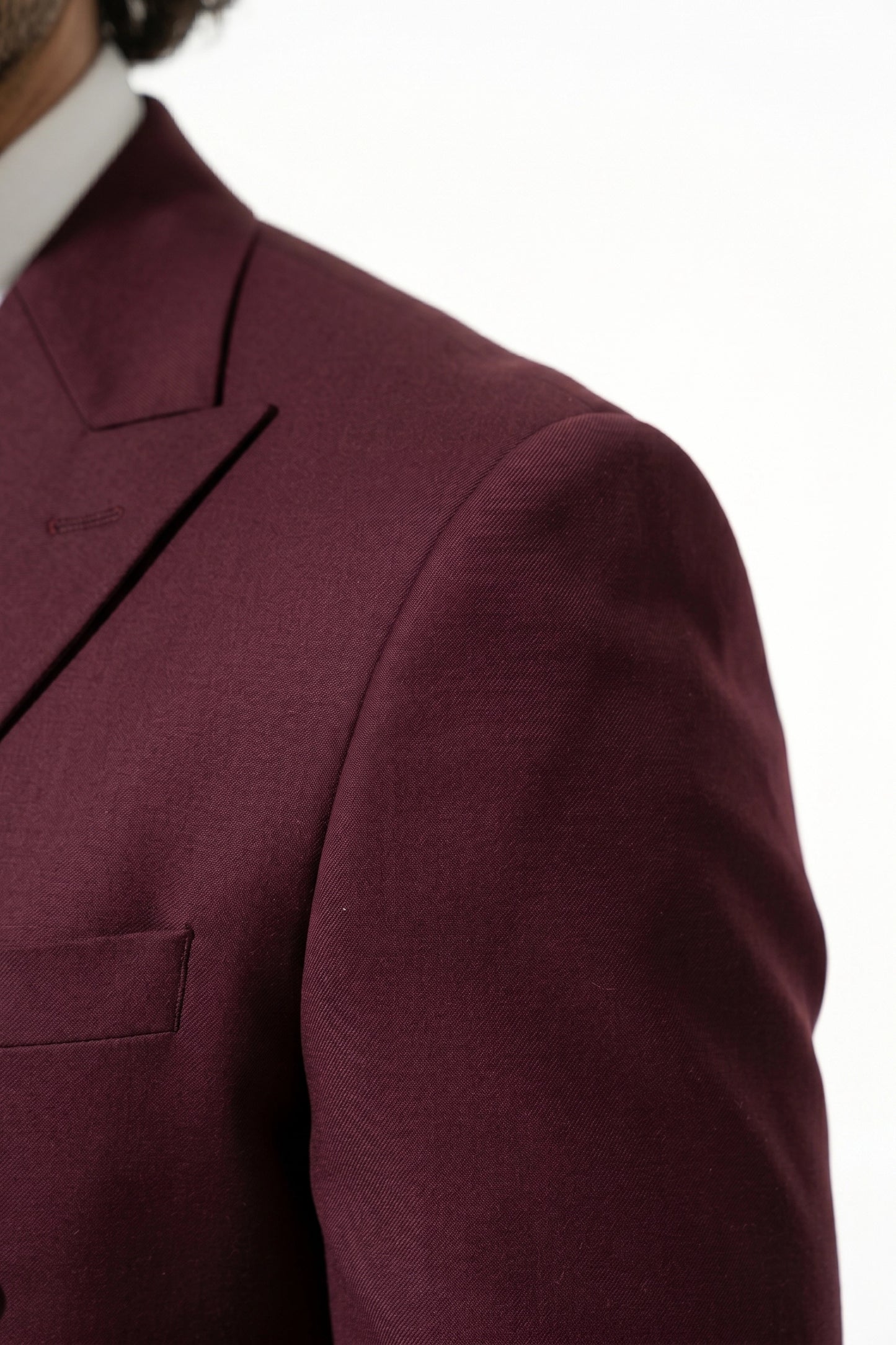 Caurelle | Men’s Two Piece Suit Set Double Breasted Peaked Lapel Tailored