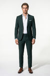 Men's Slim Fit Single Breasted Two Piece Suit