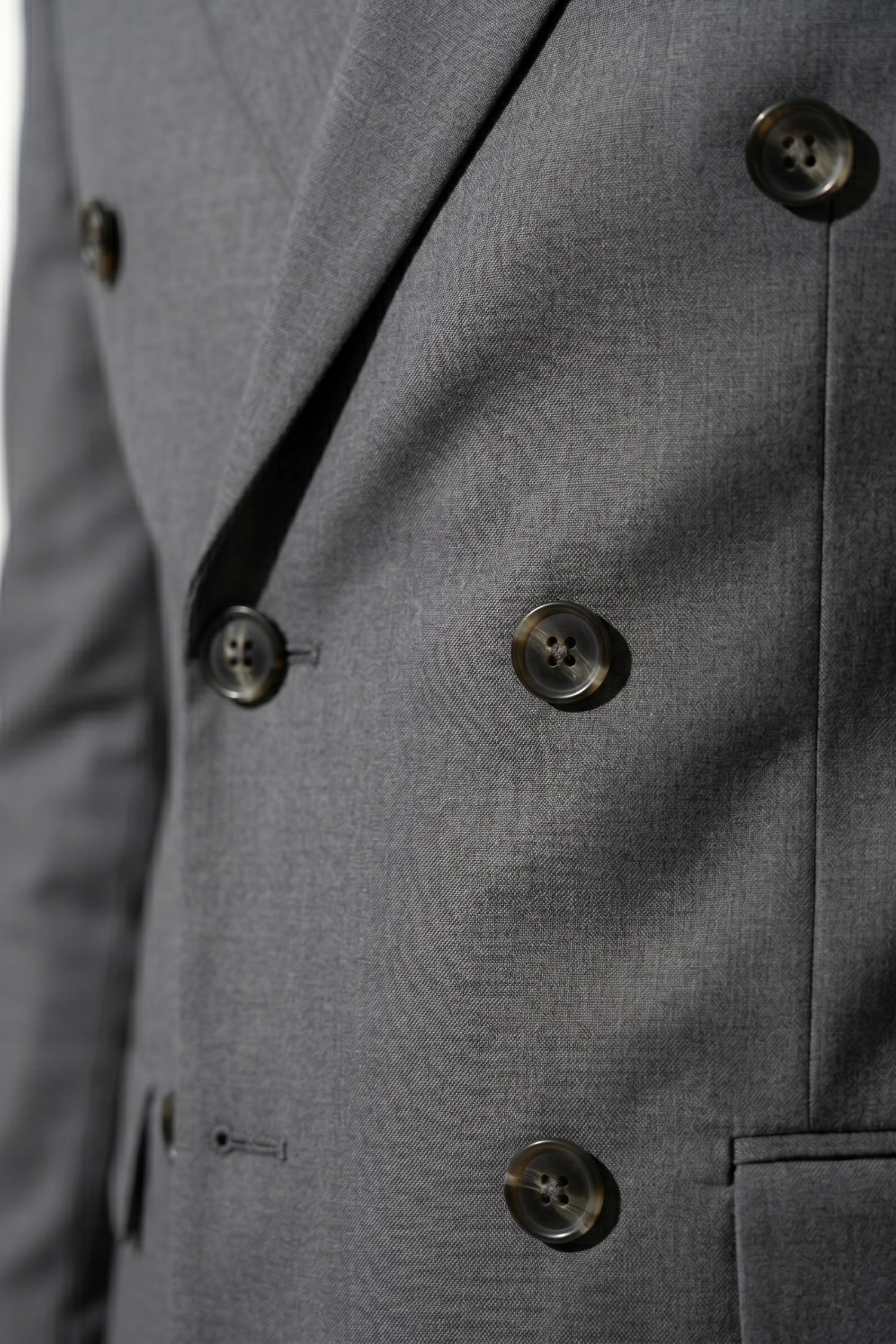 Caurelle | Men’s Two Piece Suit Set Double Breasted Peaked Lapel Tailored