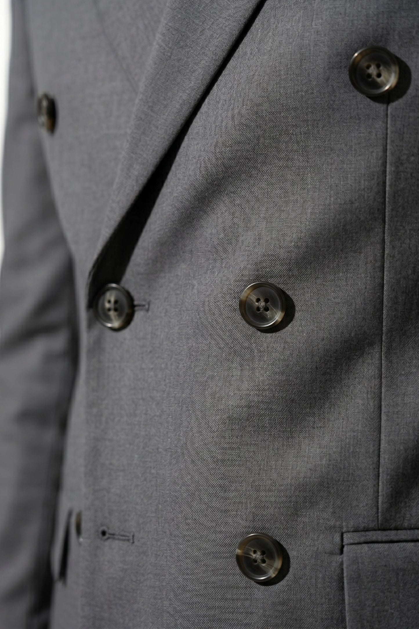 Caurelle | Men’s Two Piece Suit Set Double Breasted Peaked Lapel Tailored