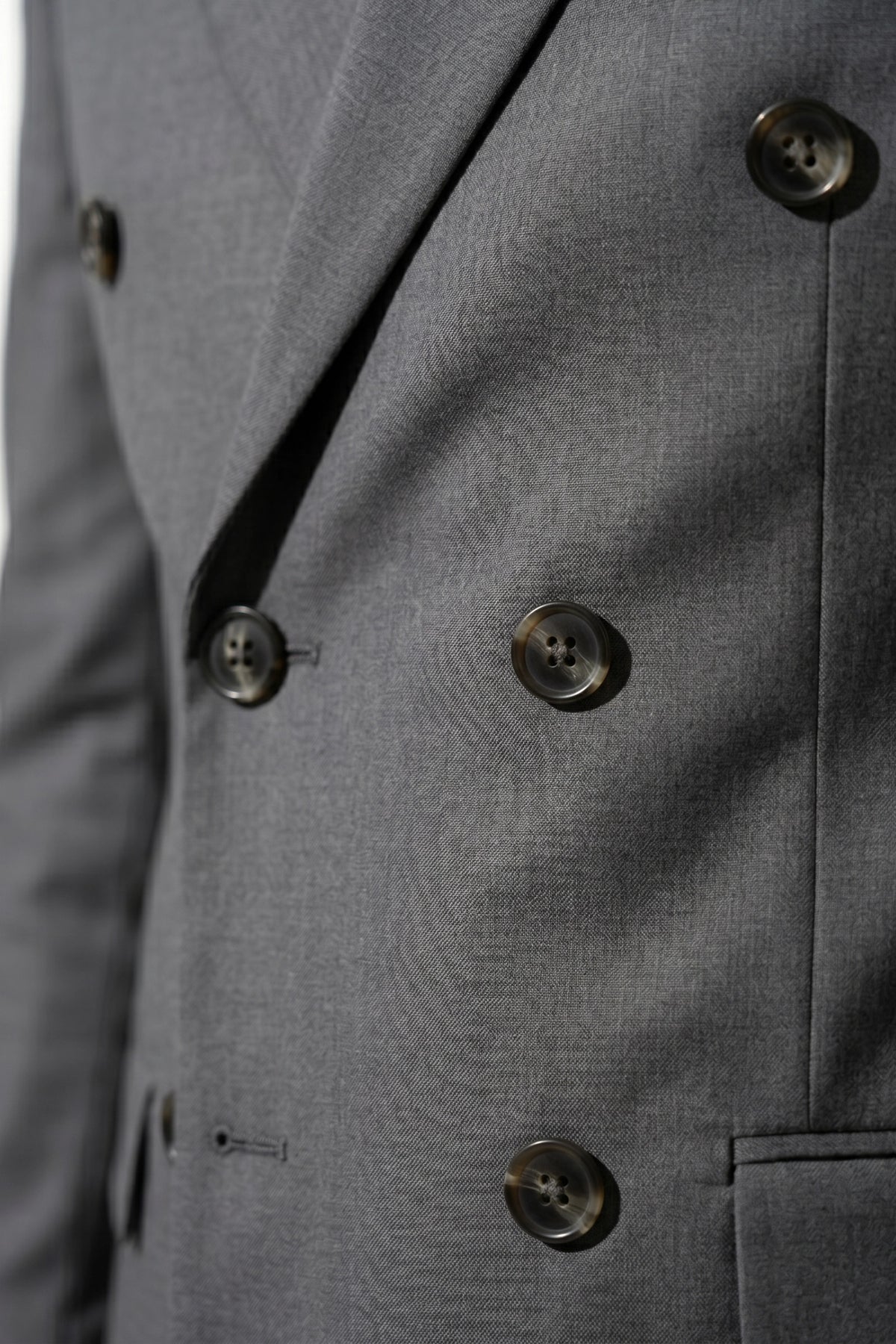Caurelle | Men’s Two Piece Suit Set Double Breasted Peaked Lapel Tailored