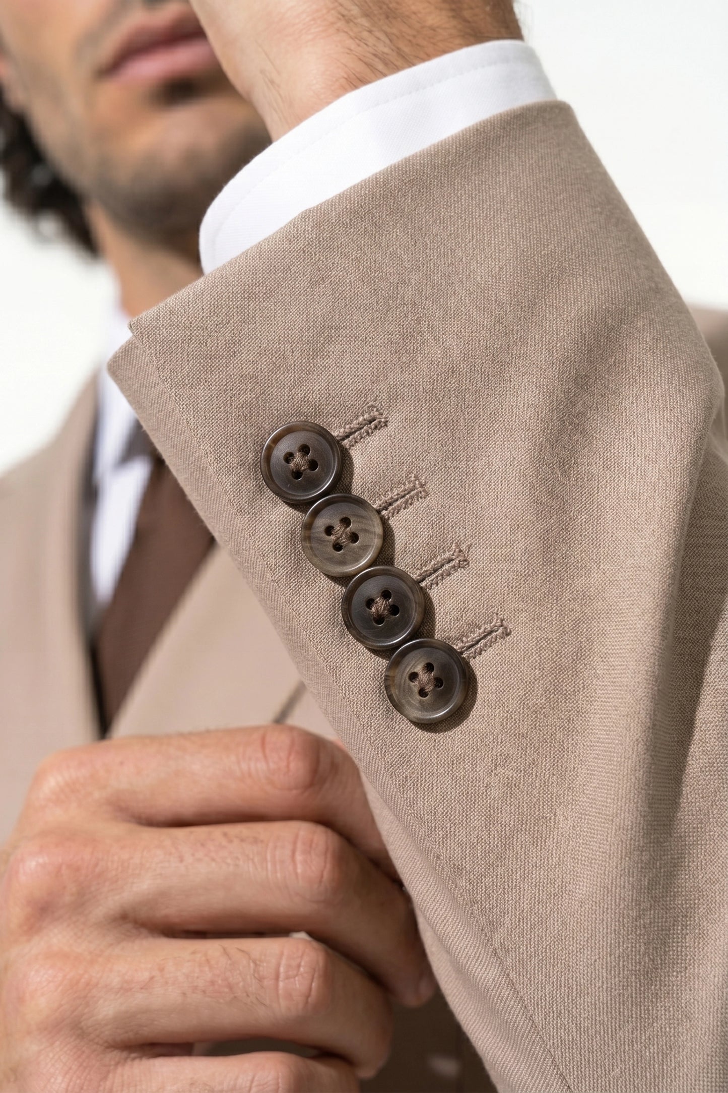 Caurelle | Men’s Two Piece Suit Set Double Breasted Peaked Lapel Tailored