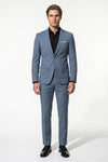 Men's Slim Fit Single Breasted Two Piece Suit