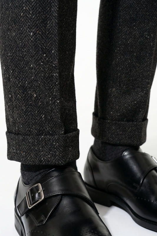 Caurelle | Men’s Slim Fit Suit Heritage Tweed Look