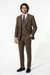 Caurelle | Men’s Slim Fit Suit Heritage Tweed Look