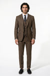 Caurelle | Men’s Slim Fit Suit Heritage Tweed Look