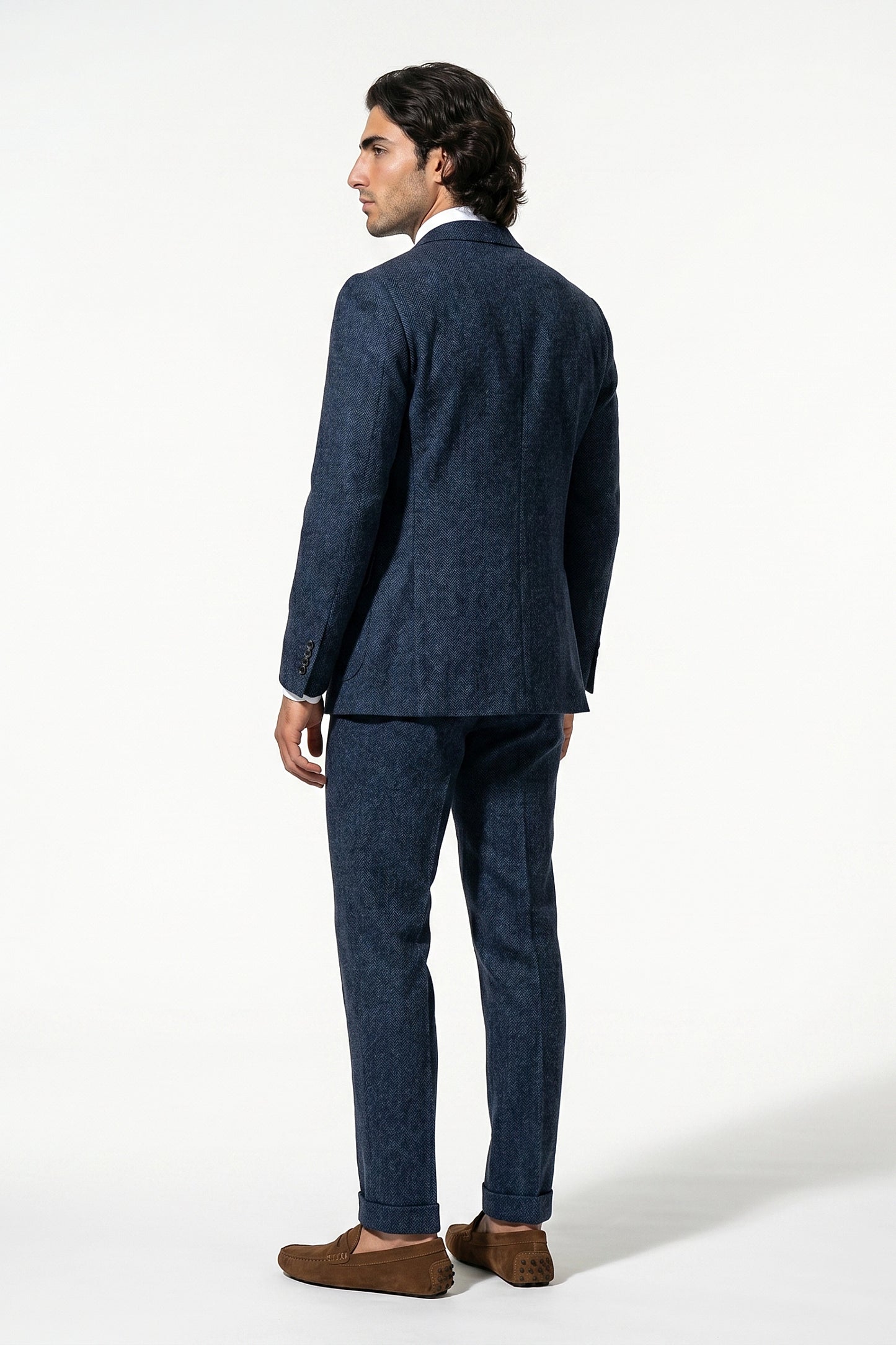 Caurelle | Men’s Slim Fit Suit Heritage Tweed Look