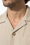 Caurelle | Men’s Linen Shirt and Trousers Set Relaxed Beach Wear
