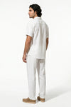 Caurelle | Men’s Linen Shirt and Trousers Set Relaxed Beach Wear