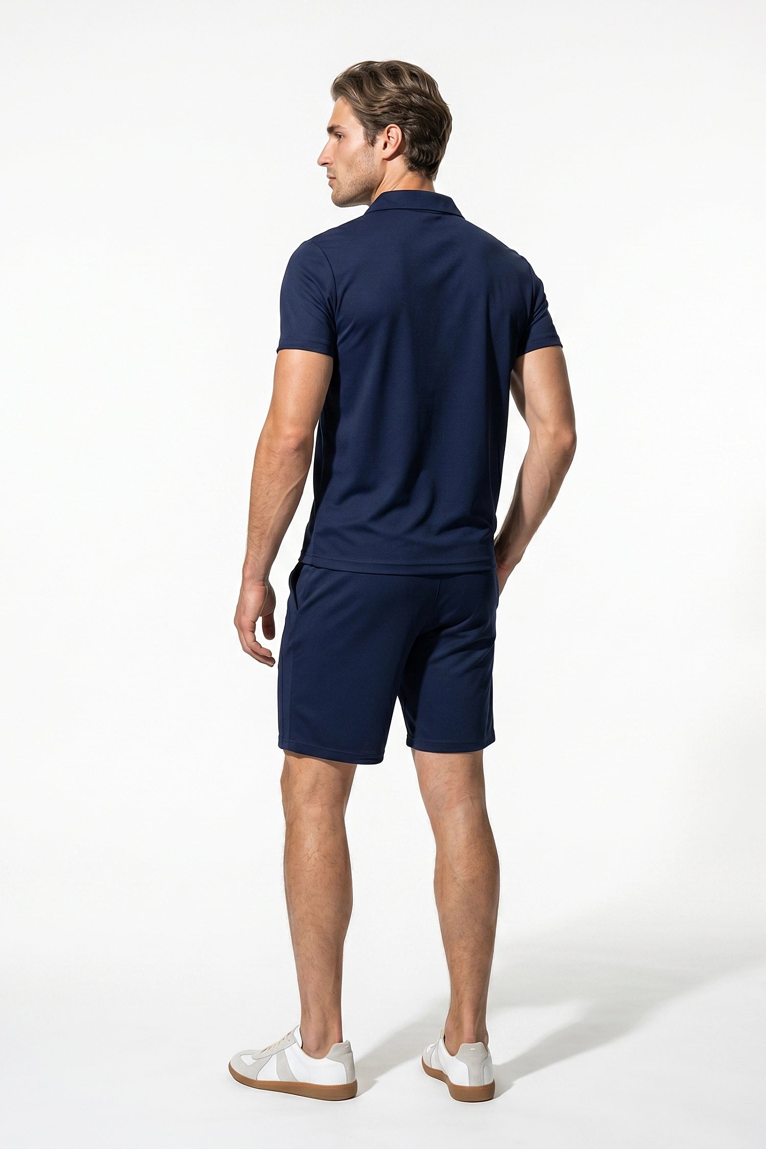 Caurelle | Men’s Polo Shirt Shorts Set Two Piece Casual Summer Style