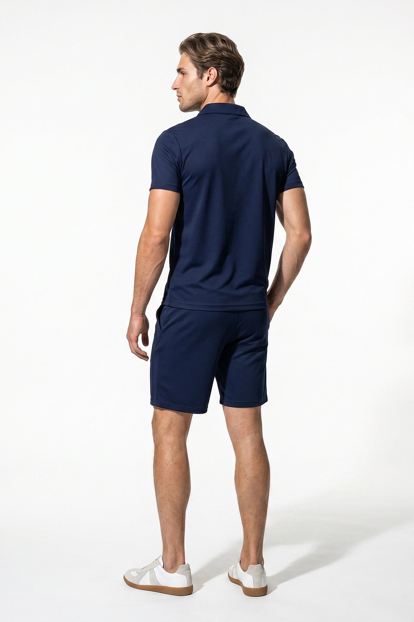 Caurelle | Men’s Polo Shirt Shorts Set Two Piece Casual Summer Style