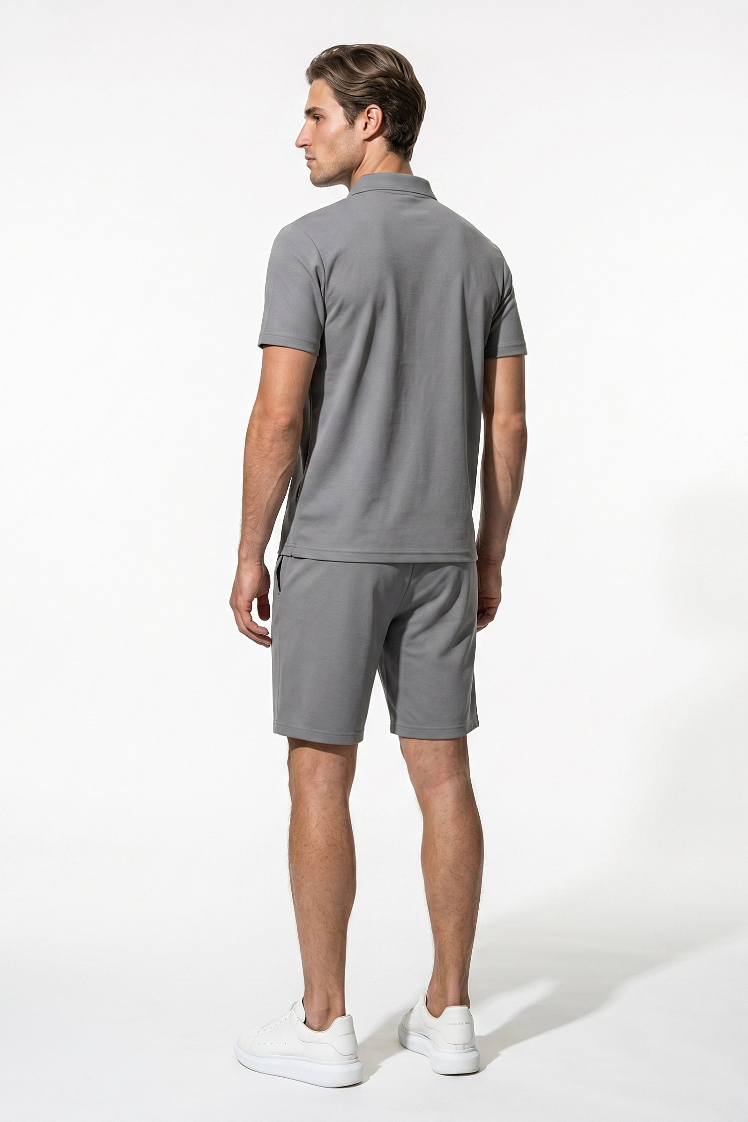 Caurelle | Men’s Polo Shirt Shorts Set Two Piece Casual Summer Style