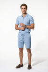 Caurelle | Men’s Polo Shirt Shorts Set Two Piece Casual Summer Style