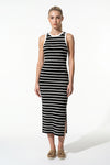 Caurelle | Ribbed Slim-Fit Midi Dress