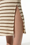 Caurelle | Ribbed Slim-Fit Midi Dress