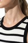 Caurelle | Ribbed Slim-Fit Midi Dress