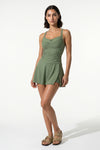 Caurelle | Stylish Co-Ord Tankini Dress for Women | Chic Summer Beach Set