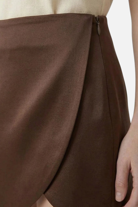 Caurelle | Women’s Asymmetric Mini Skirt – Modern Elegance