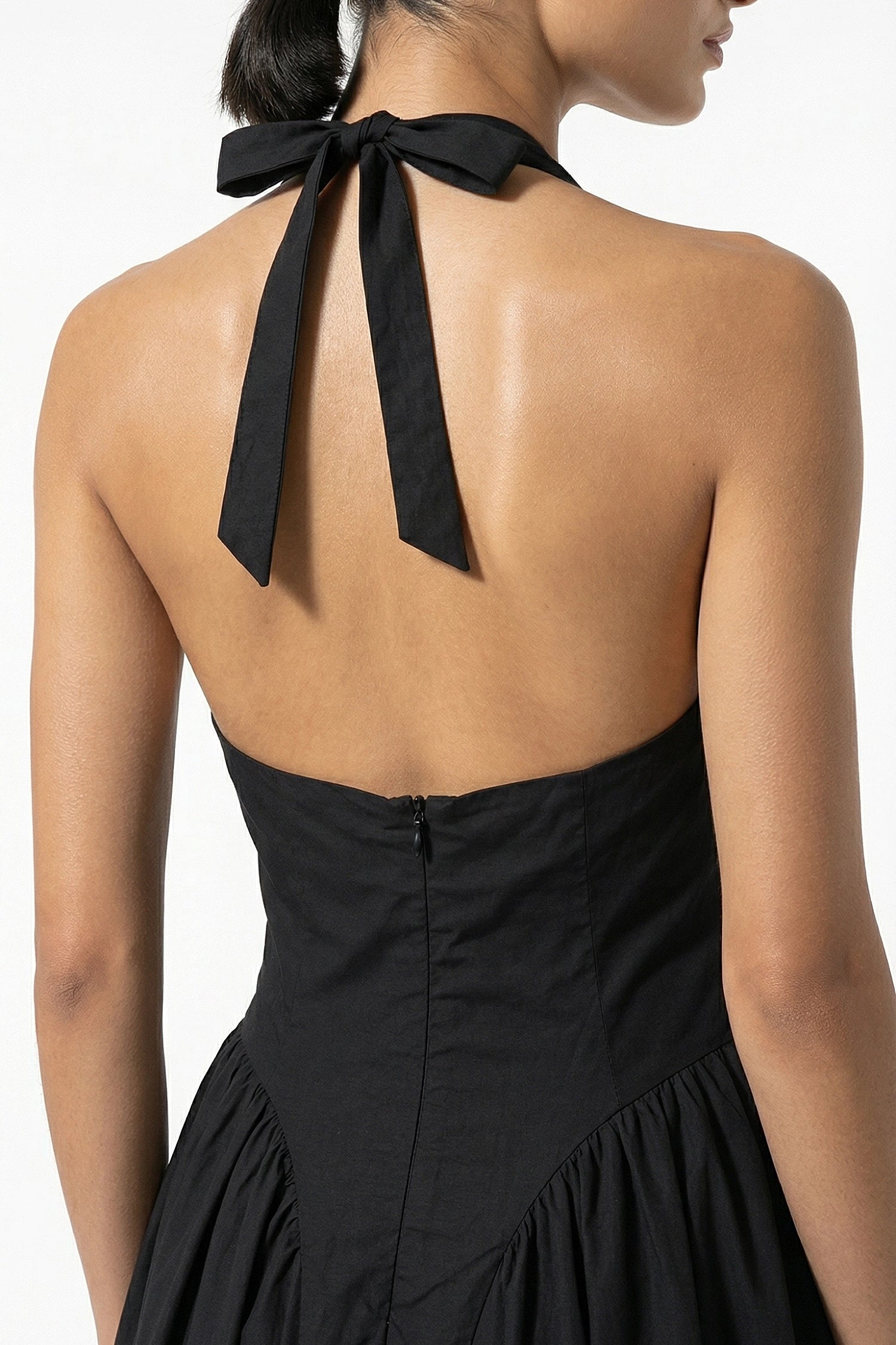 Caurelle | Women’s Backless Halter Midi Dress