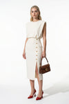 Caurelle | Women’s Button-Front Midi Dress