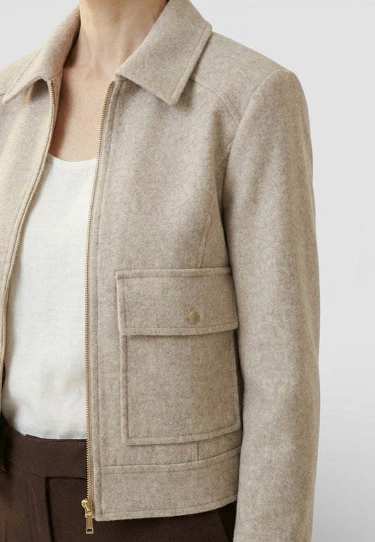 Caurelle | Women’s Cropped Jacket – Modern Zip Silhouette