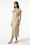 Caurelle | Women’s Elegant Satin Midi Dress