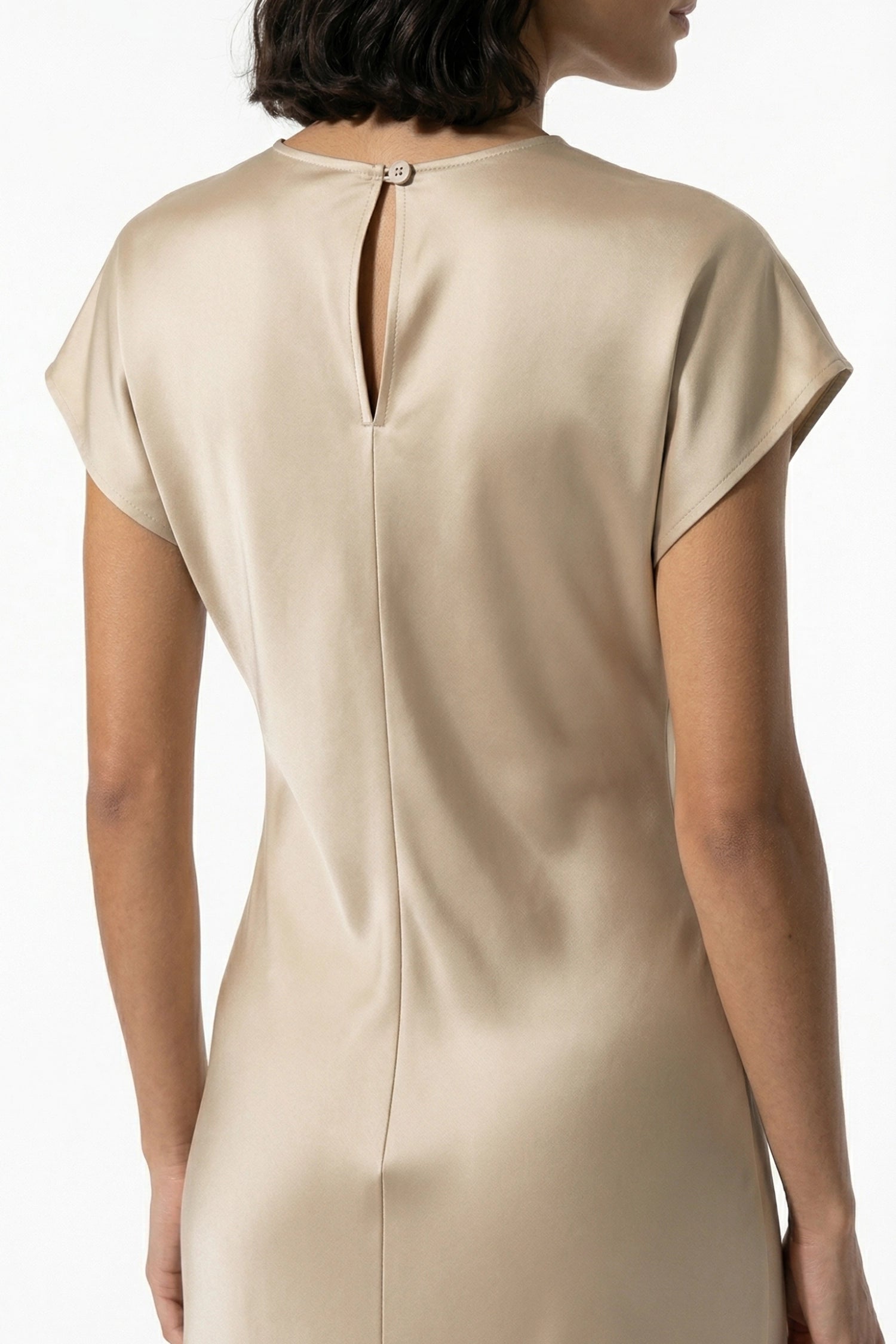 Caurelle | Women’s Elegant Satin Midi Dress