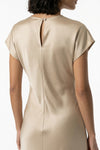 Caurelle | Women’s Elegant Satin Midi Dress