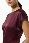 Caurelle | Women’s Elegant Satin Midi Dress