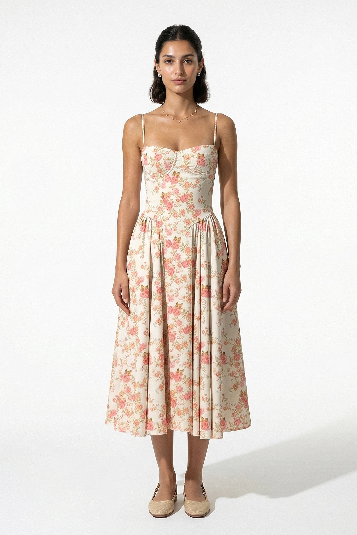 Caurelle | Women’s Floral Summer Midi Dress