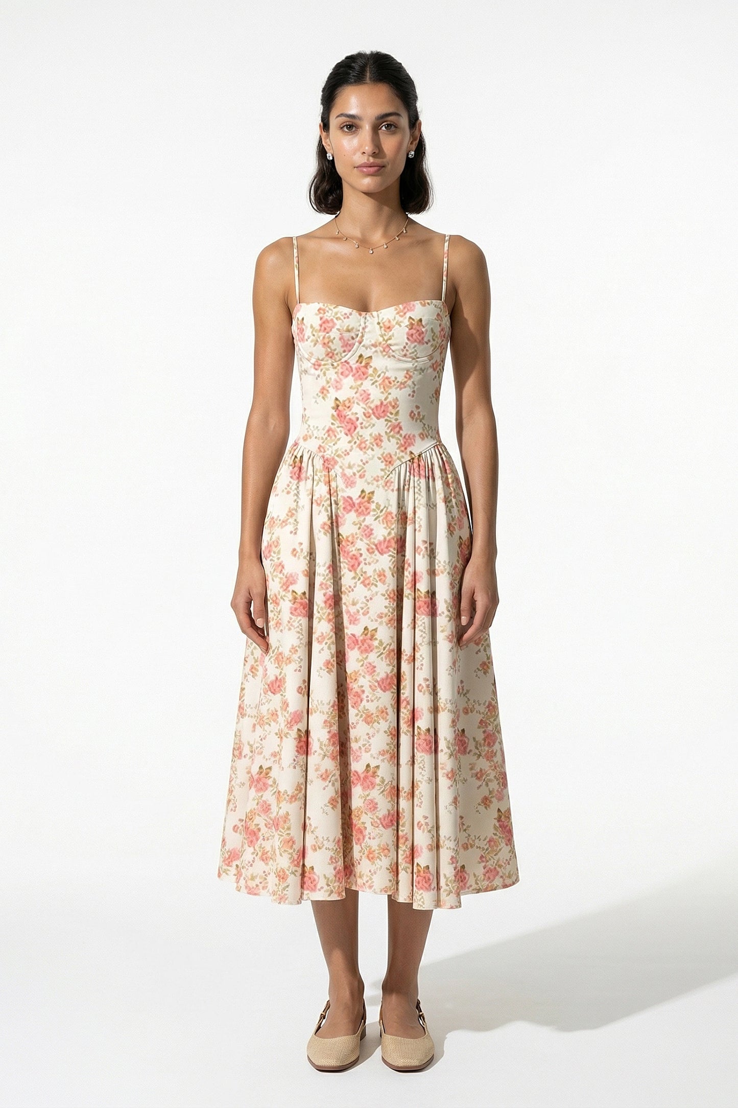Caurelle | Women’s Floral Summer Midi Dress