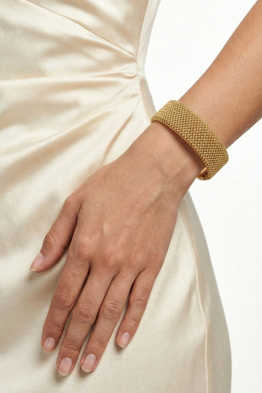 Caurelle | Women’s 18K Gold-Plated Elegant Bracelet