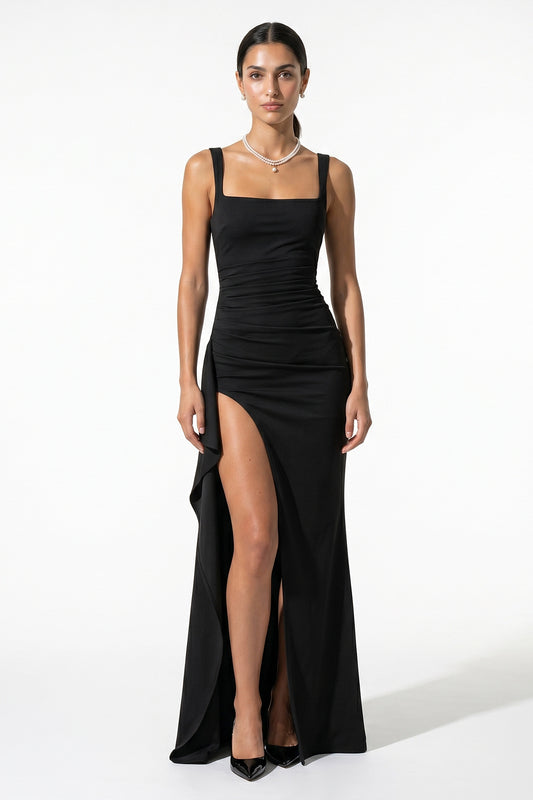 Caurelle | Women’s High-Slit Sling Maxi Dress