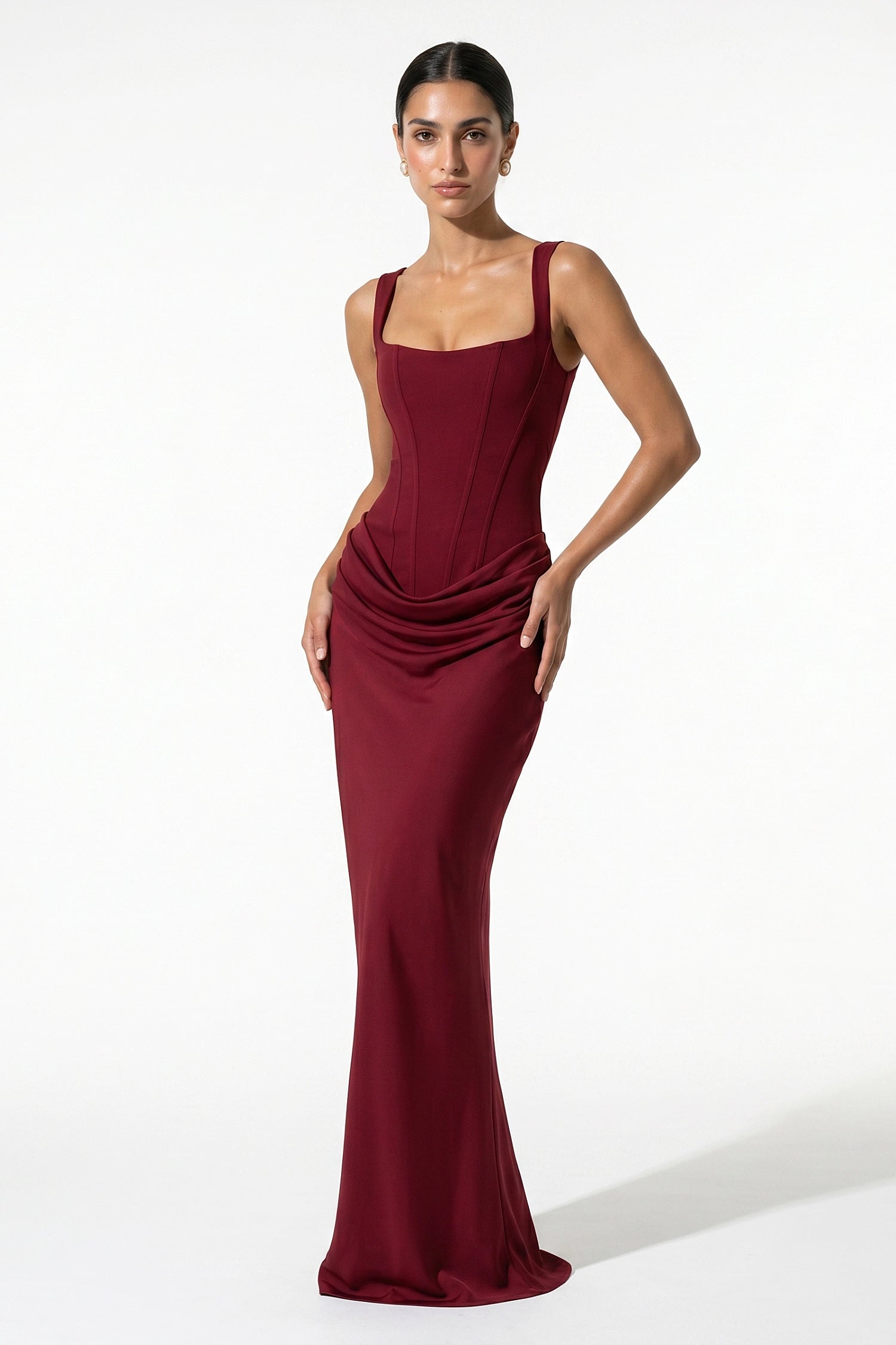 Caurelle | Women’s Corset Maxi Dress Sculpted Hourglass Elegance