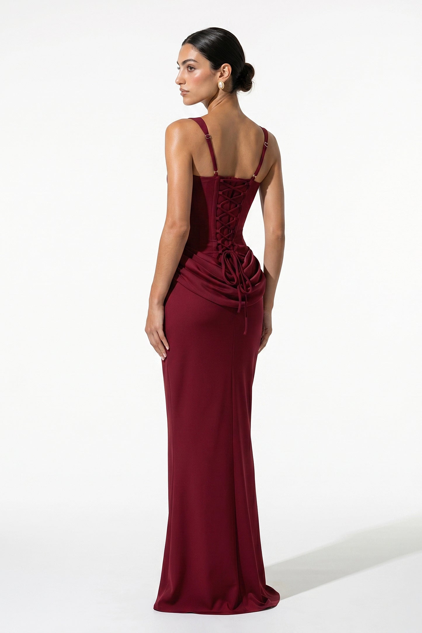 Caurelle | Women’s Corset Maxi Dress Sculpted Hourglass Elegance