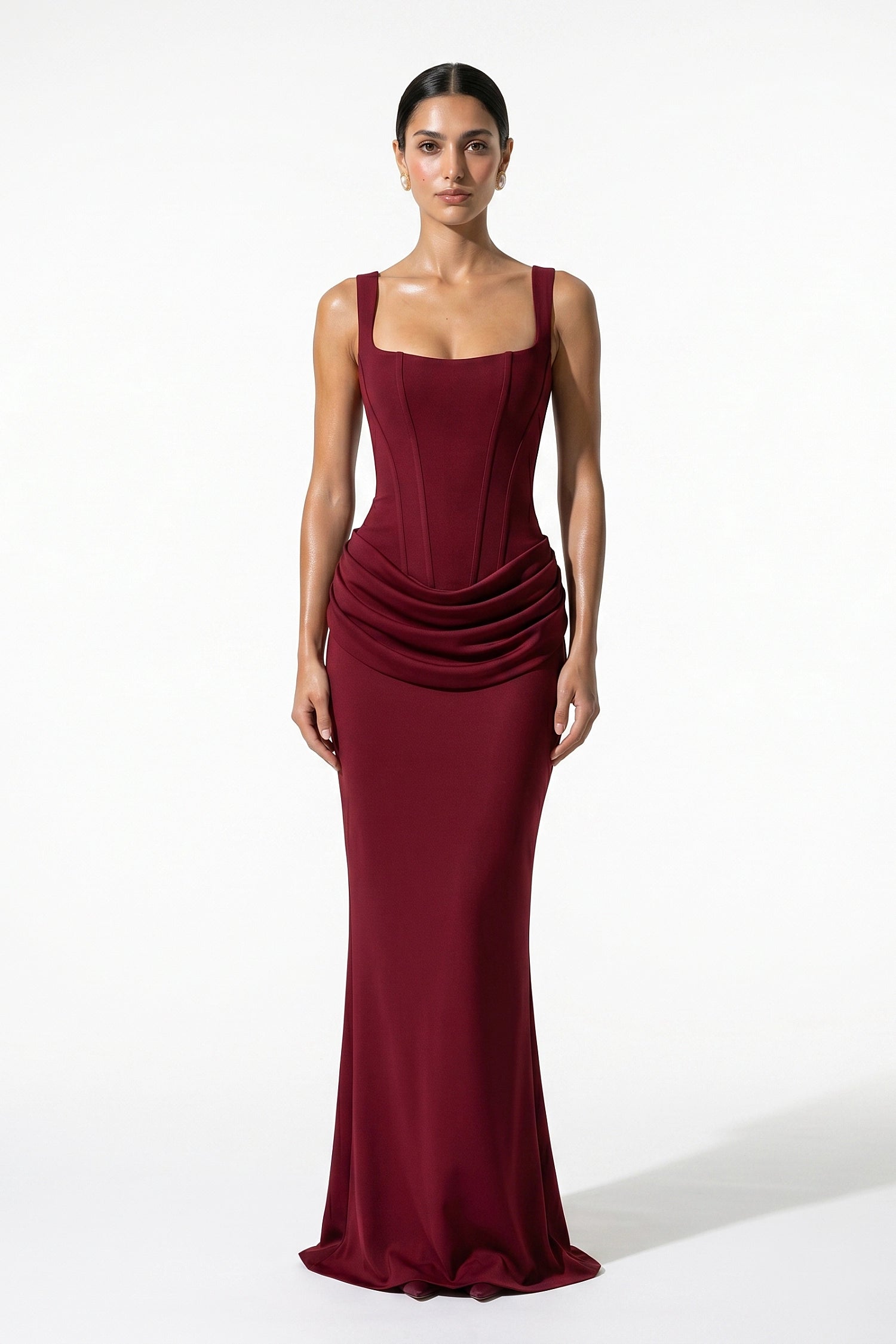 Caurelle | Women’s Corset Maxi Dress Sculpted Hourglass Elegance