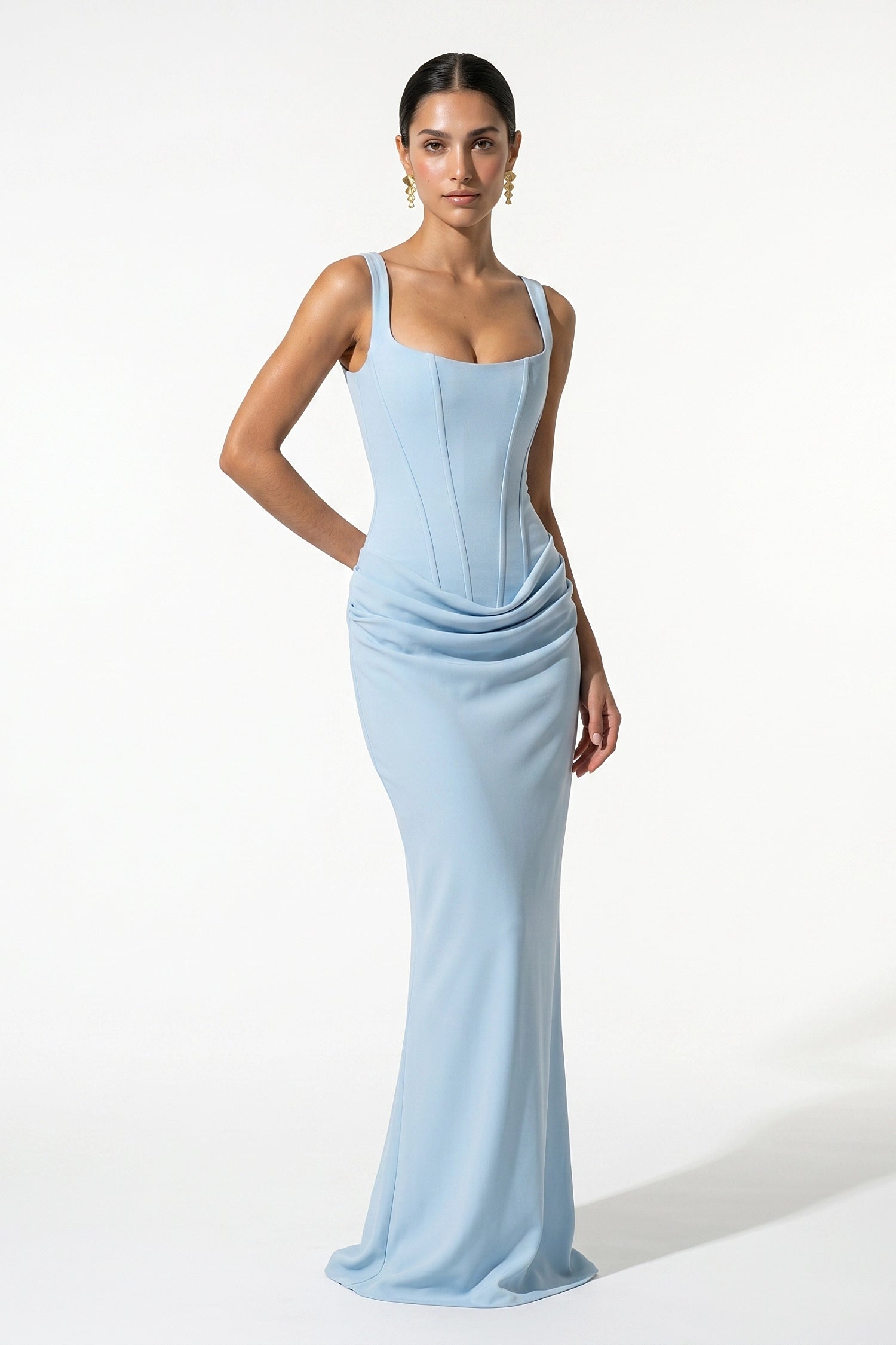 Caurelle | Women’s Corset Maxi Dress Sculpted Hourglass Elegance