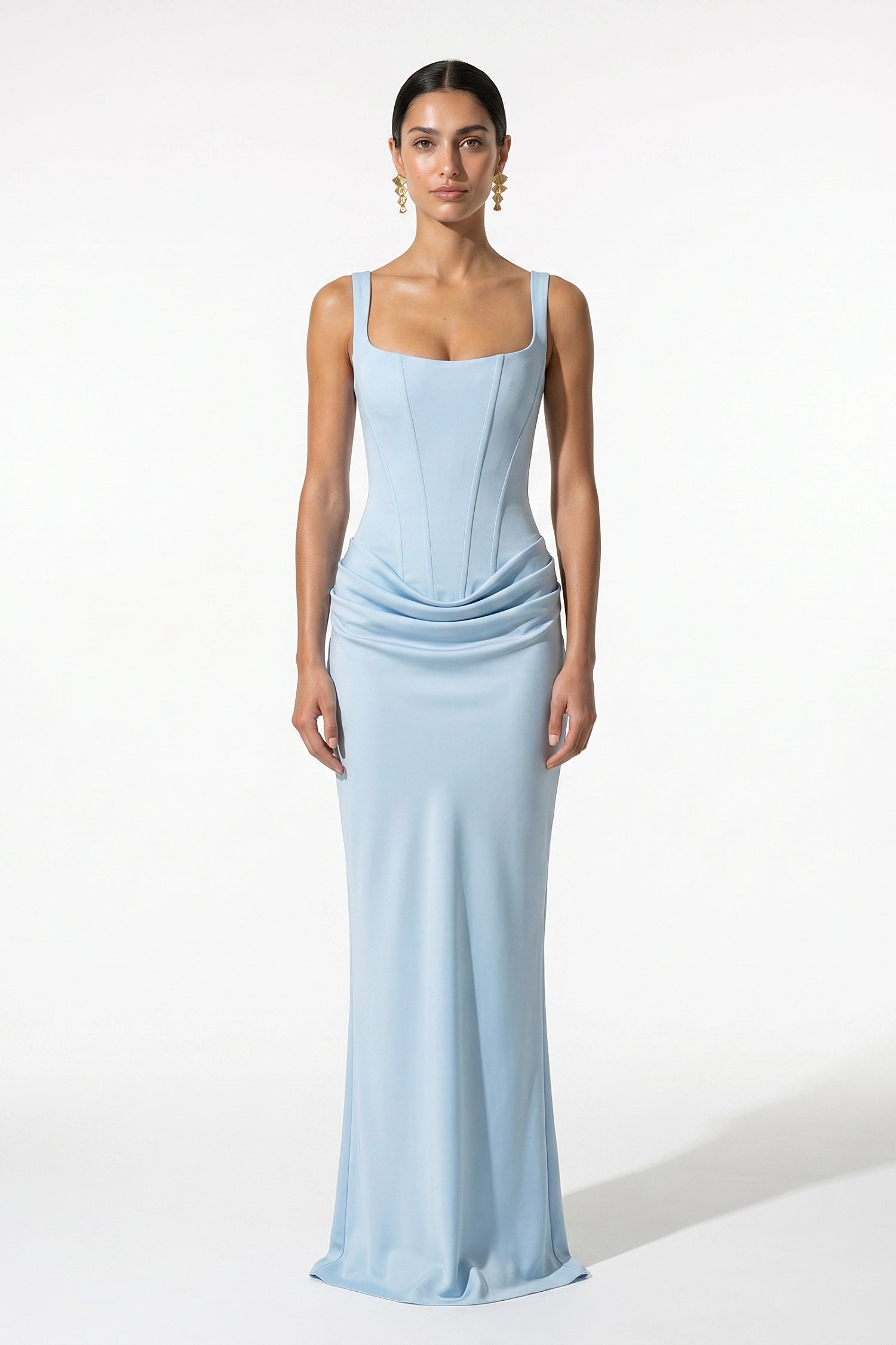Caurelle | Women’s Corset Maxi Dress Sculpted Hourglass Elegance