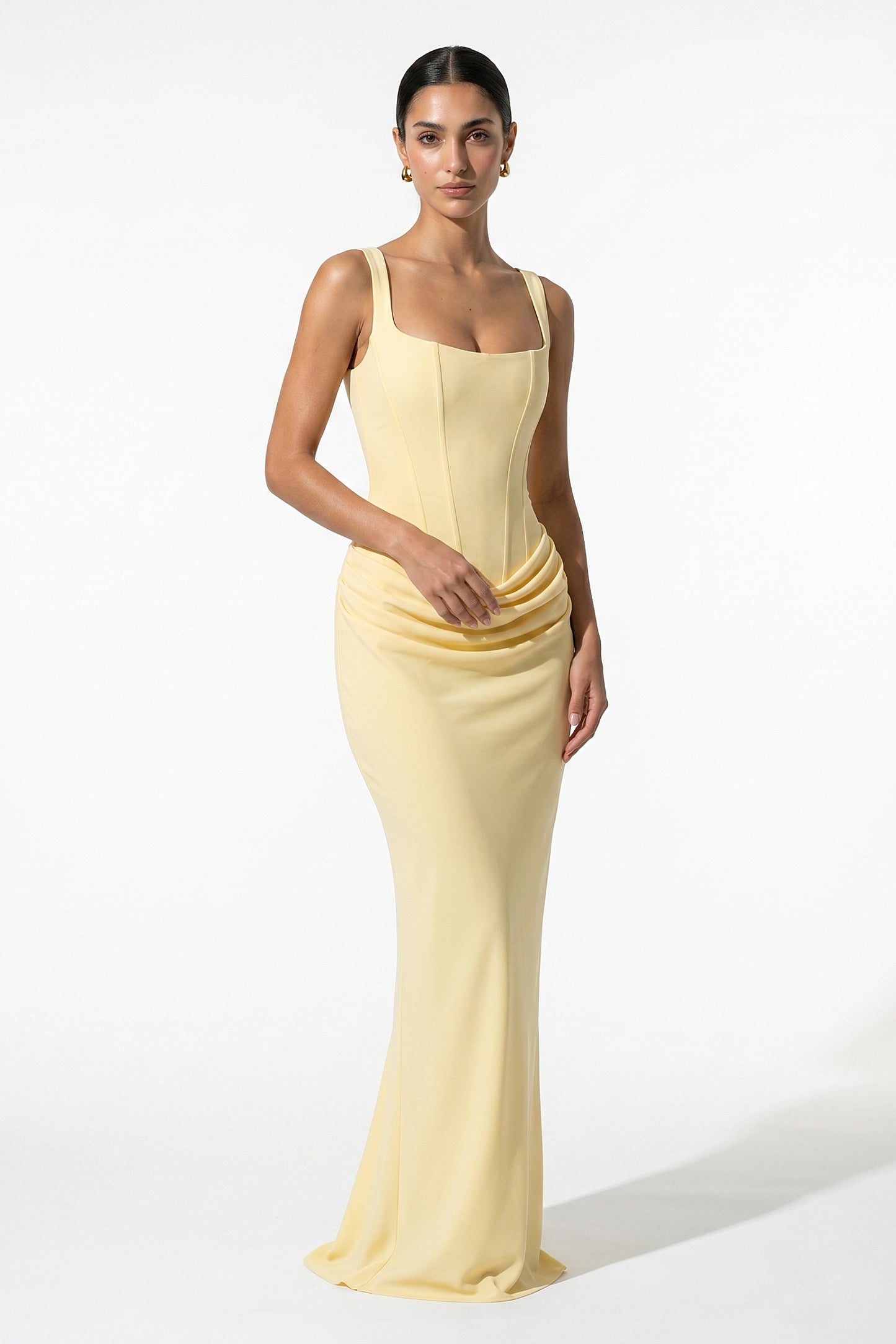 Caurelle | Women’s Corset Maxi Dress Sculpted Hourglass Elegance
