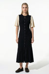 Caurelle | Women’s Openwork Knit A-Line Midi Dress