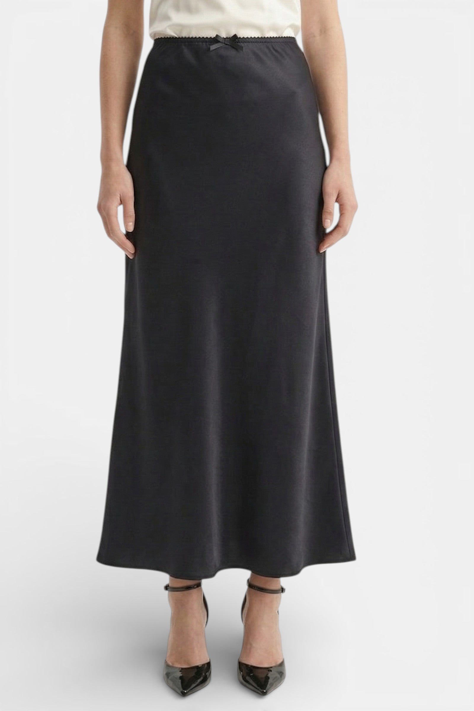 Caurelle | Women’s Satin Maxi Skirt – Effortless Elegance