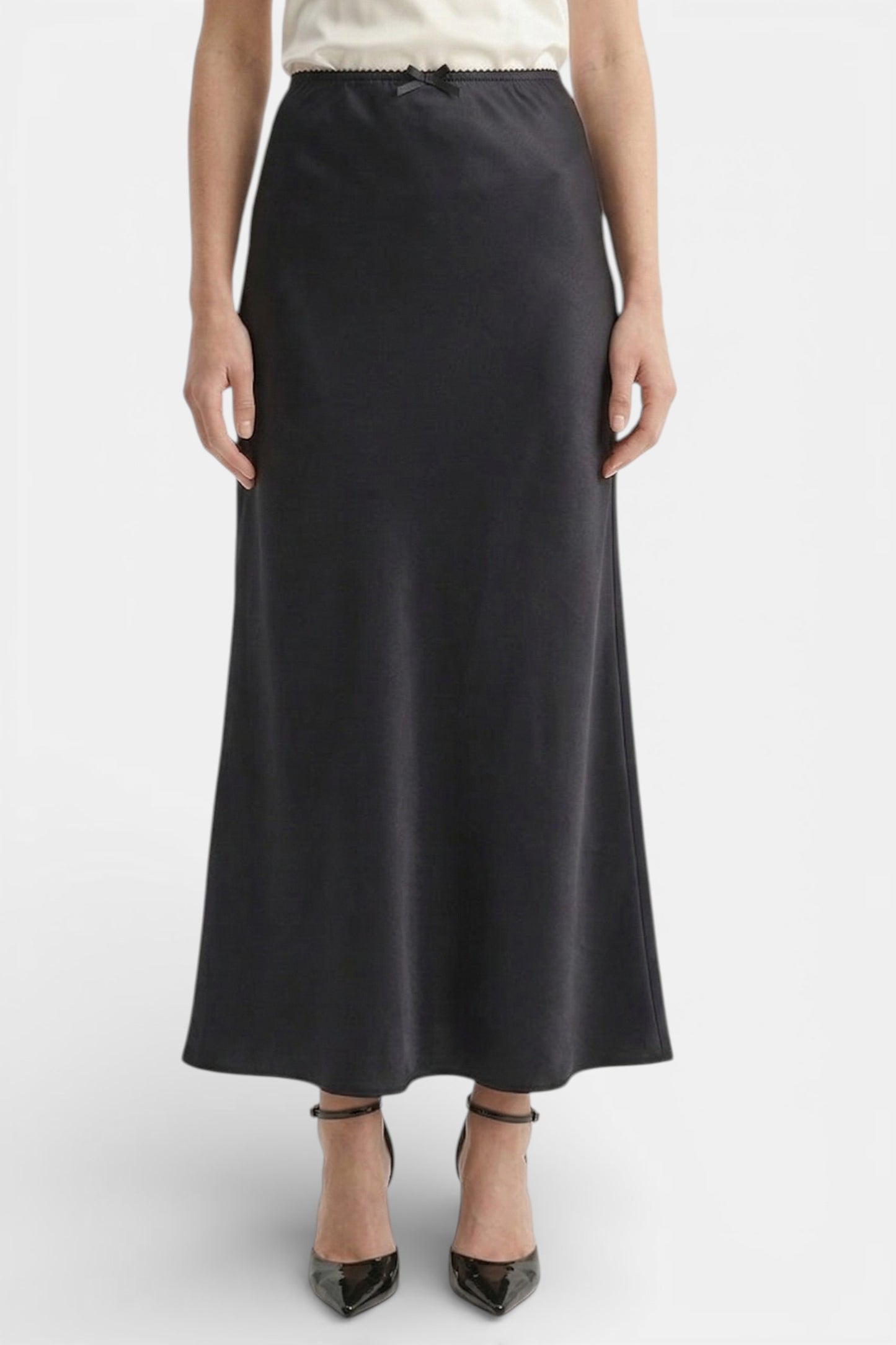 Caurelle | Women’s Satin Maxi Skirt – Effortless Elegance