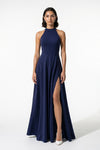 Caurelle | Women’s Sleeveless High-Neck Slit Maxi Dress
