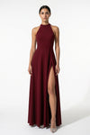 Caurelle | Women’s Sleeveless High-Neck Slit Maxi Dress
