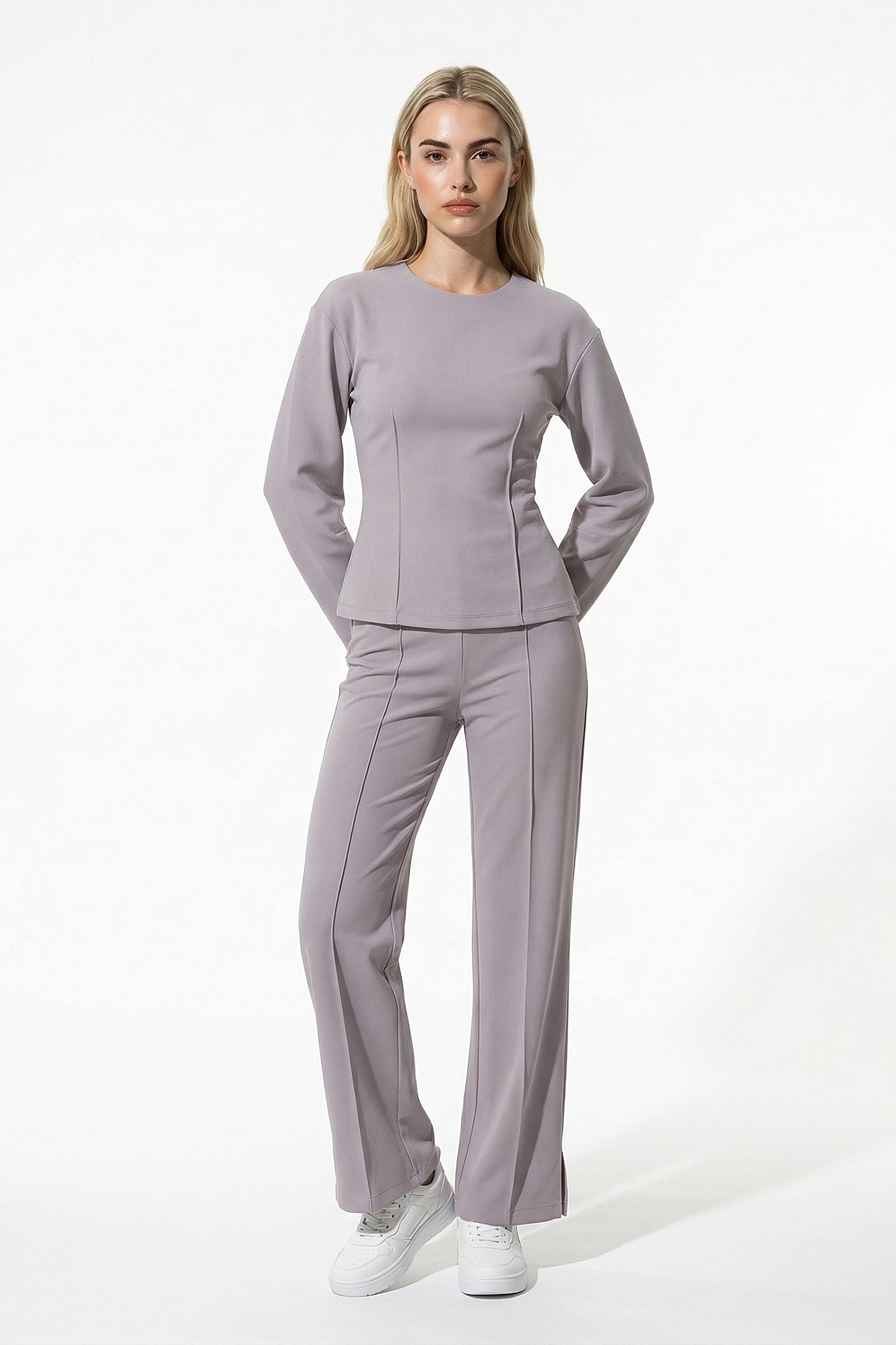 Caurelle | Women’s Slim-Fit Long Sleeve Co-Ord Set
