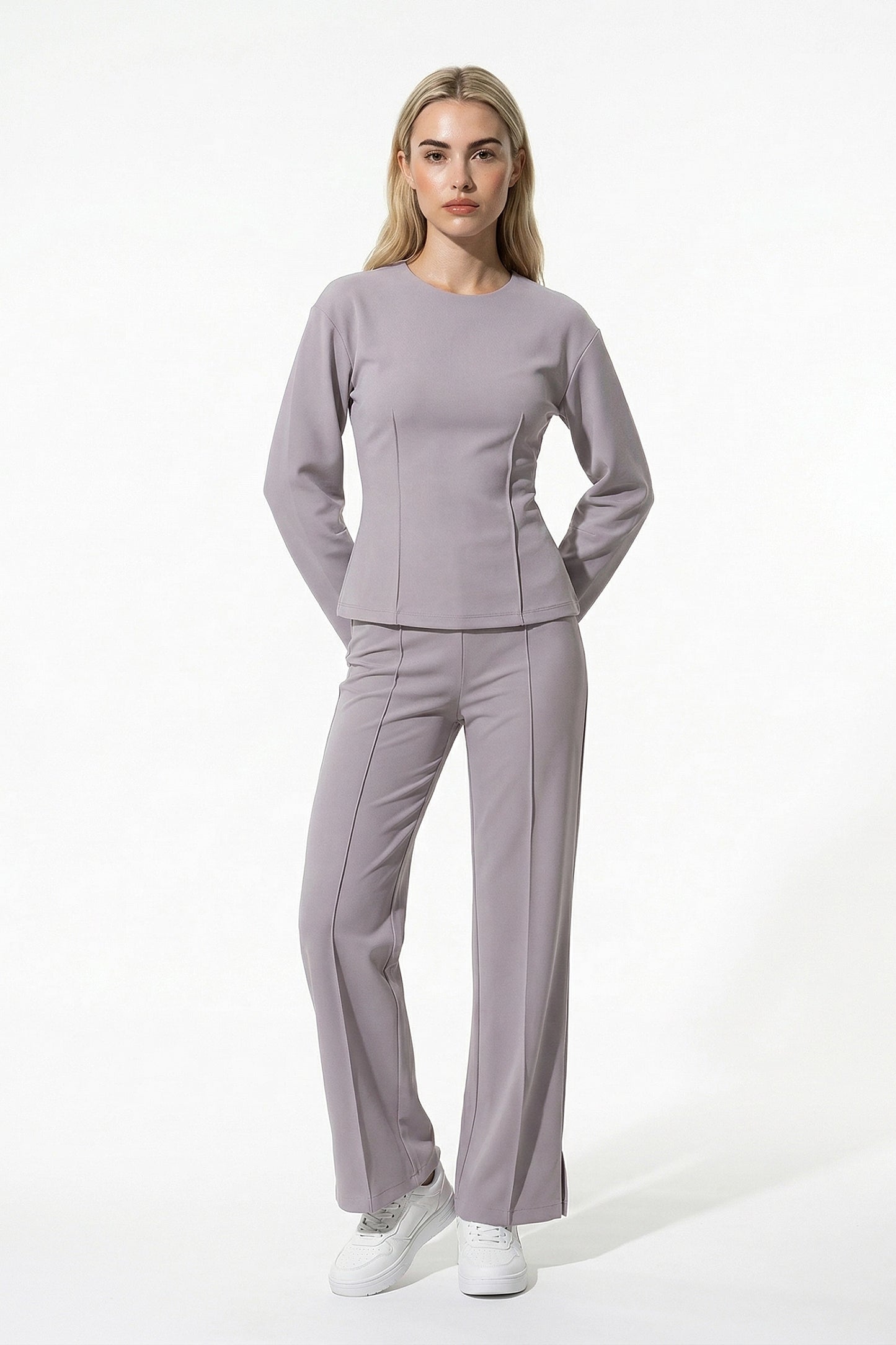 Caurelle | Women’s Slim-Fit Long Sleeve Co-Ord Set