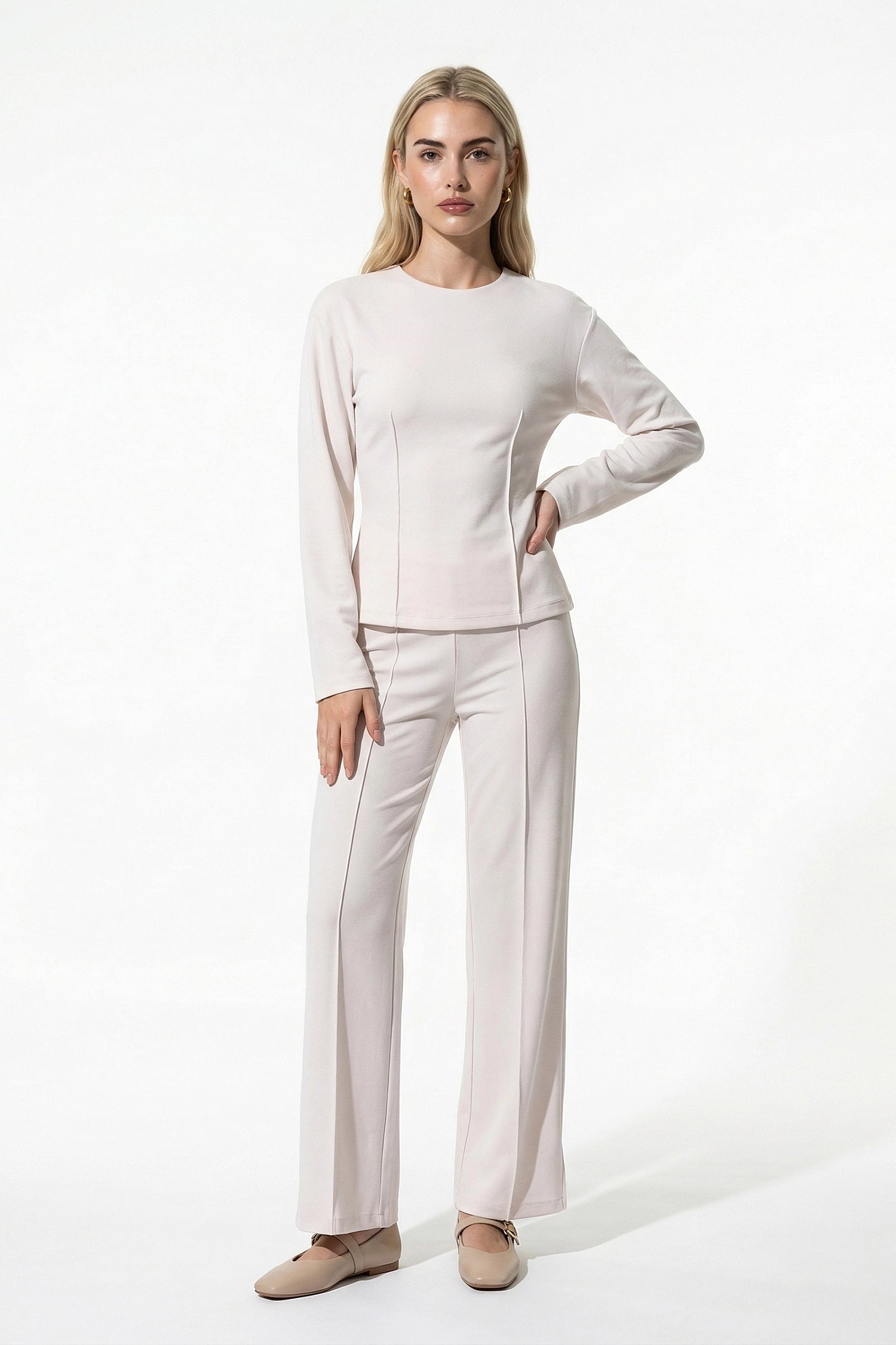 Caurelle | Women’s Slim-Fit Long Sleeve Co-Ord Set