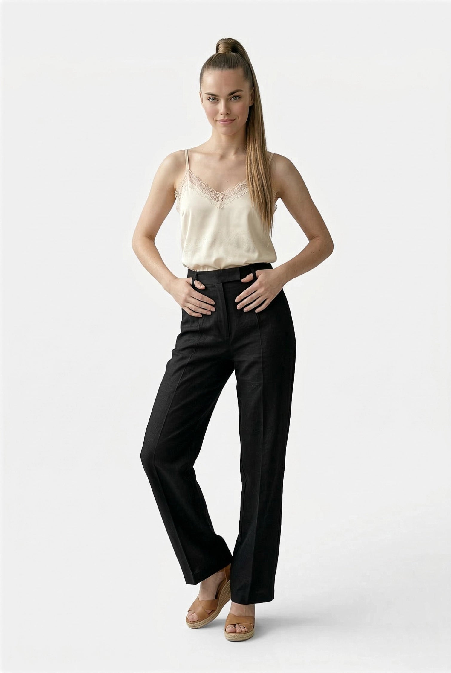 Caurelle | Women’s Wide-Leg Trousers – Refined Style